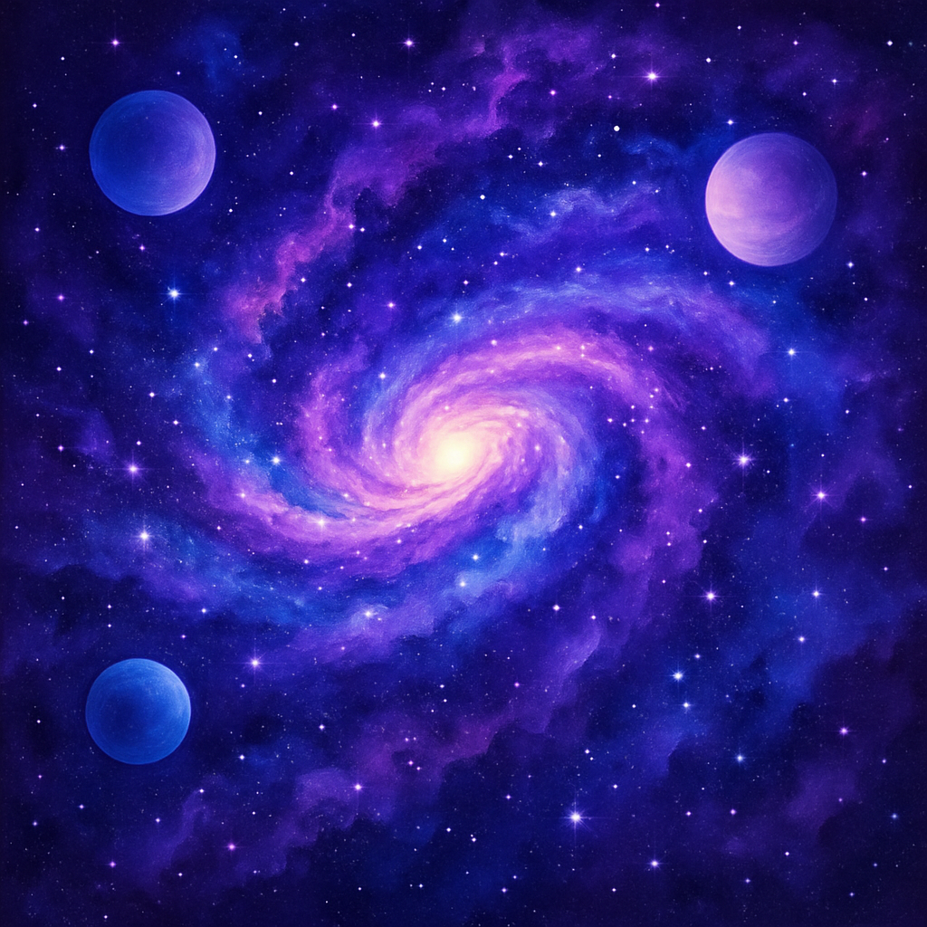 Cosmic Galaxy Nebula